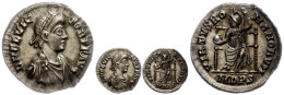 Flavius Victor, Siliqua (1,63g), Mediolanum (Mailand). Av: Büste Nach Rechts, Darum Umschrift. Rev: Roma Mit... - Autres & Non Classés