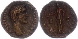 138-161, AE-As, Antoninus - Pius, Av: Büste Nach Rechts Mit Umschrift. Rev: Clementia Mit Patera Und Szepta... - Autres & Non Classés