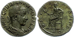 Gordianus III., 238-244, Sesterz (17,00g), Rom. Av: Büste Nach Rechts, Darum Umschrift. Rev: Apollon Nach... - Autres & Non Classés