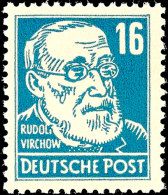 16 Pfg Köpfe I, D-Farbe, Tadellos Postfrisch, Gepr. Paul BPP, Mi. 80.-, Katalog: 218d **16 Pfg Heads I,... - Autres & Non Classés