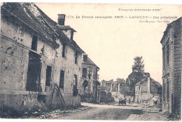 Guerre14/18 MILITARIA - La France Reconquise - LASSIGNY  Rue Principale - écrite 19 TTB - Lassigny