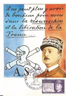 FRANCE Carte Maximum Yvert N° 1689 Général DELESTRAINT   Obl 1er J - Otros & Sin Clasificación