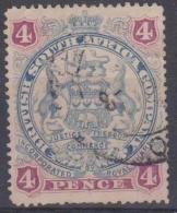 RHODESIA - 1897 4d Coat Of Arms. Scott 54. Used - Autres & Non Classés