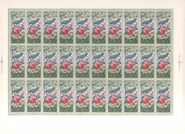 URSS  RUSSIE  FEUILLE ENTIÈRE 1977 N° 4409 NEUF ** ESPACE - Full Sheets