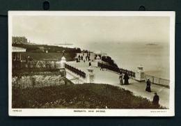 ENGLAND  -  Margate  New Bridge  Used Vintage Postcard As Scans - Margate