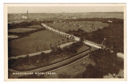 RB 1095 - 1944 Postcard - Woodhouse Moor - Leeds Yorkshire - WWII P.M. Patriotic Message - Leeds