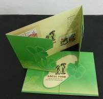 Hong Kong Malaysia Joint Issue Local Food 2014 Foods Cuisine Satey Cake Flower Flora Plant (presentation Pack) MNH - Ongebruikt