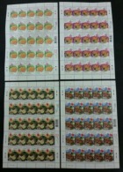 Hong Kong Malaysia Joint Issue Local Food 2014 Foods Cuisine Cake Flower Flora Plant (sheetlet) MNH - Ongebruikt