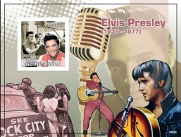 Guinea Bissau 2009, Elvis, BF IMPERFORATED - Elvis Presley