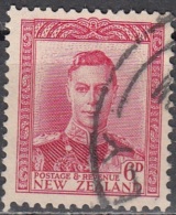 New Zealand 1938 Michel 246 O Cote (2005) 0.30 Euro Roi George VI Cachet Rond - Gebraucht