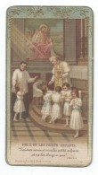 Image Religieuse /Souvenir De Communion Privée/Pie X Et Les Petits Enfants/Boumara/Harchelon/MELUN/1940      CAN212 - Devotion Images