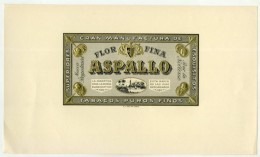Cigar Box Label - ASPALLO, Flor Fina  (633) - Etiketten