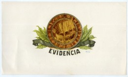 Cigar Box Label - EVIDENCIA  (634) - Etiketten