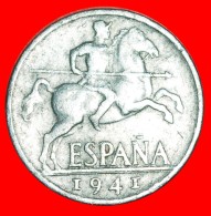 § FRANCO (1936-1975): SPAIN ★ 10 CENTIMOS 1941! LOW START★NO RESERVE! - 10 Céntimos
