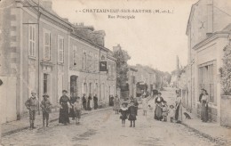49 - CHATEAUNEUF SUR SARTHE - Rue Principale - Chateauneuf Sur Sarthe