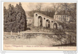 - 50% .  COUVIN ..-- Ruines Des Anciens Hauts - Fourneaux . 1908 Vers BOOM ( Melle Lia BEGEREM ) . Voir Verso . - Couvin