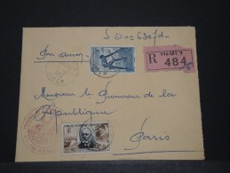 NIGER AOF - Env Recommadée Pour Paris - Nov 1955 - A Voir - P17849 - Covers & Documents
