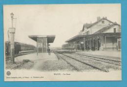 CPA Chemin De Fer La Gare De WASSY 52 - Wassy