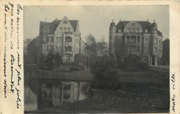 CARTE PHOTO - MULHEIM - BELLES MAISONS - CARTE VOYAGEE EN 1913. - Mülheim A. D. Ruhr