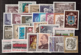 Österreich, Austria Jahrgang 1977 Komplett Incl. Freimarken - Mi 1540-1565 Postfrisch/MNH/** - Luxe - Ganze Jahrgänge