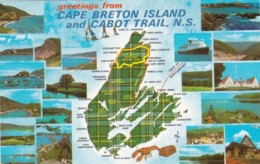 Canada Greetings From Cape Breton Island And Cabot Trail Nova Scotia - Cape Breton