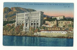 Monaco - Le Musée Océanographique Et La Tête De Chien - Vue Prise De La Mer - Couleur - Oceanografisch Museum