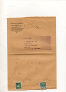 MONACO ENVELOPPE DU 27 FEVRIER 1945 DE MONACO POUR TOULOUSE + FEUILLE DU SERVICE D ABONNEMENT - Brieven En Documenten
