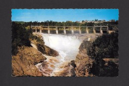 GRAND FALLS - NOUVEAU BRUNSWICK - POWER DAM AND FALLS - PHOTO BY L.J. MICHAUD - Grand Falls