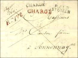 P.61.P. / ST OMER + CHARGE Sur Lettre Avec Texte Daté Du 27 Octobre 1817 Pour Annonay, Au Passage à... - Autres & Non Classés