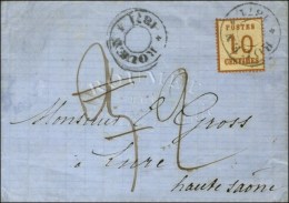 Cachet Provisoire ROUEN / 1871 / Alsace N° 5 Sur Lettre Avec Texte Daté De Rouen Le 19 Février... - Autres & Non Classés