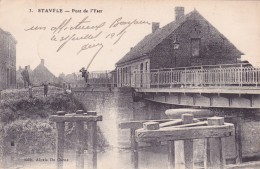 CPA BELGIQUE @ STAVELE - ALVERINGEM Flandre Occidentale Pont De L'Yser - Editeur Alexis De Carne - Alveringem