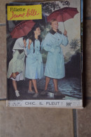 Fillette Jeune Fille N° 709 De 1960 Chic Il Pleut Parapluie - Fillette