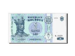 Billet, Moldova, 5 Lei, 1994, Undated, KM:9a, NEUF - Moldavië