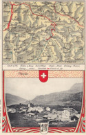 Parpan GR - Gesamtansicht - Karte Map Carte - Parpan