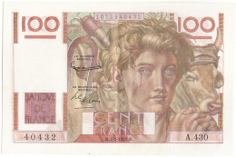 Billet, France, 100 Francs, 100 F 1945-1954 ''Jeune Paysan'', 1952, 1952-02-07 - 100 F 1945-1954 ''Jeune Paysan''