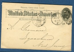Etats Unis - Entier Postal De New York En 1894   à Voir 2 Scans   Réf. 912 - ...-1900