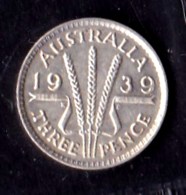 Australia 1939 Threepence VF - Threepence