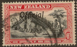 NZ 1940 8d Maori Council Official SG O149 U #UK231 - Dienstmarken