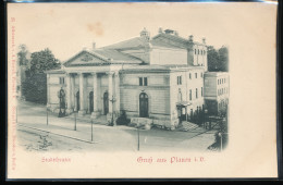 Allemagne --- Stadttheater --- Gruss Aus Plauen  ( Carte Relief ) - Plauen