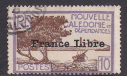 New Caledonia SG 237 1941 France Libre 10c Brown And Lilac Used - Usados