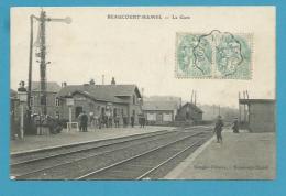 CPA Chemin De Fer La Gare BEAUCOURT-HAMEL 90 - Beaucourt
