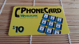 Worldlink Prepaidcard 10 $ Rare 2 Scans - Worldlink