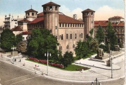 CT--N--01752--  TORINO - PALAZZO MADAMA - ANIMATA - VIAGGIATA 1954 - Palazzo Madama