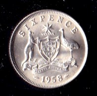 Australia 1958 Sixpence UNC - Sixpence