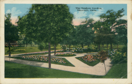 US SHAWNEE / The Sunken Garden / CARTE COULEUR - Shawnee