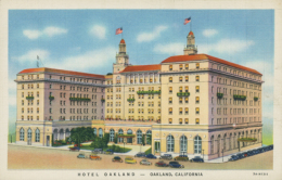 USA OAKLAND / Hotel Oakland / CARTE COULEUR TOILEE - Oakland