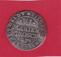 Allemagne - Hildesheim 6 Marien Groschen - 1673 - Argent - TB - Sonstige & Ohne Zuordnung