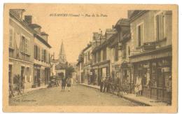 Carte Postale Ancienne 1933 "Auzances (23) Rue De La Poste Carte Animée - Auzances