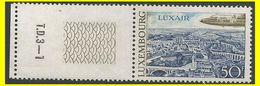 Luxembourg 1968 PA 21 ** Bdf N° Avion Luxair Ponts - Unused Stamps
