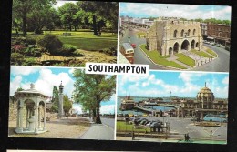 Southampton ( 4 Views ) Andrews Park, Bargate, The Pilgrim Fathers Monument, The Royal Pier   Odc161 - Southampton